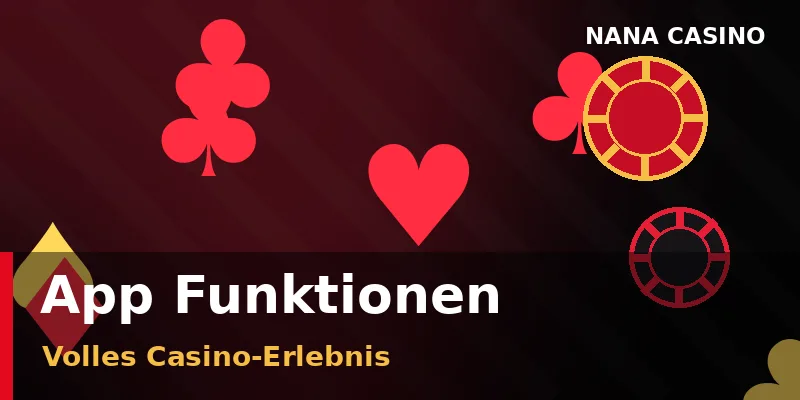 Funktionen der Nana Casino App: Touch-Bedienung, biometrischer Login und Live-Casino