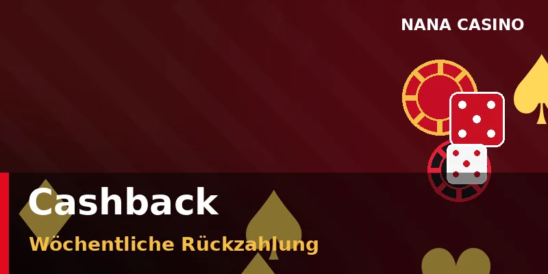 Wöchentliches Cashback und Reload-Aktionen bei Nana Casino