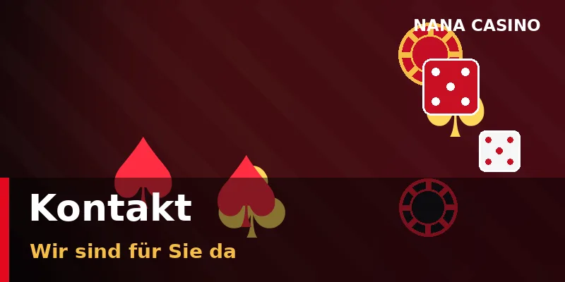 Kontaktmöglichkeiten zum Kundendienst von Nana Casino