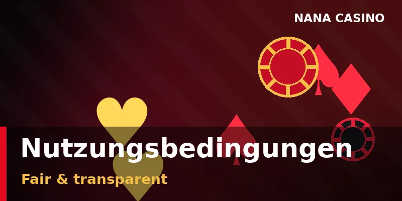 Kontoregeln und Registrierungsbedingungen bei Nana Casino