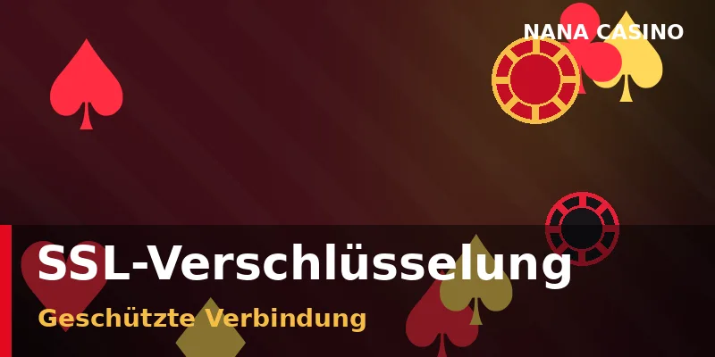 SSL-Verschlüsselung schützt alle Datenübertragungen bei Nana Casino