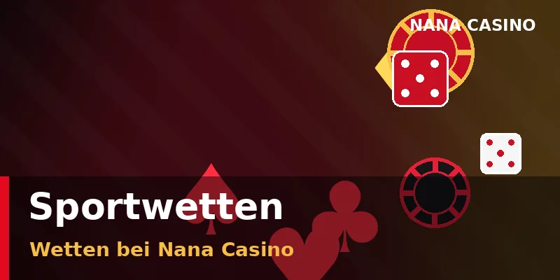 Sportwetten-Angebot bei Nana Casino mit über 30 Sportarten