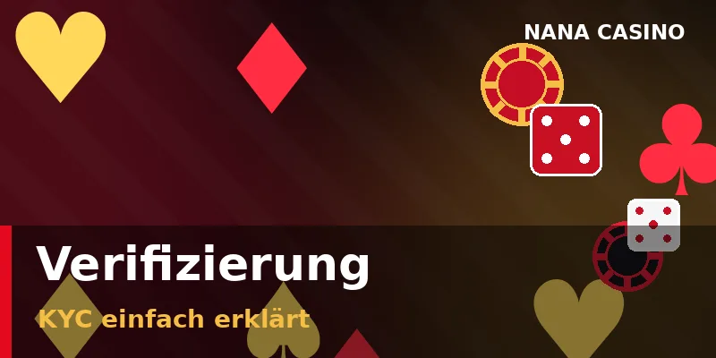 Verifizierung des Spielerkontos bei Nana Casino vor der ersten Auszahlung